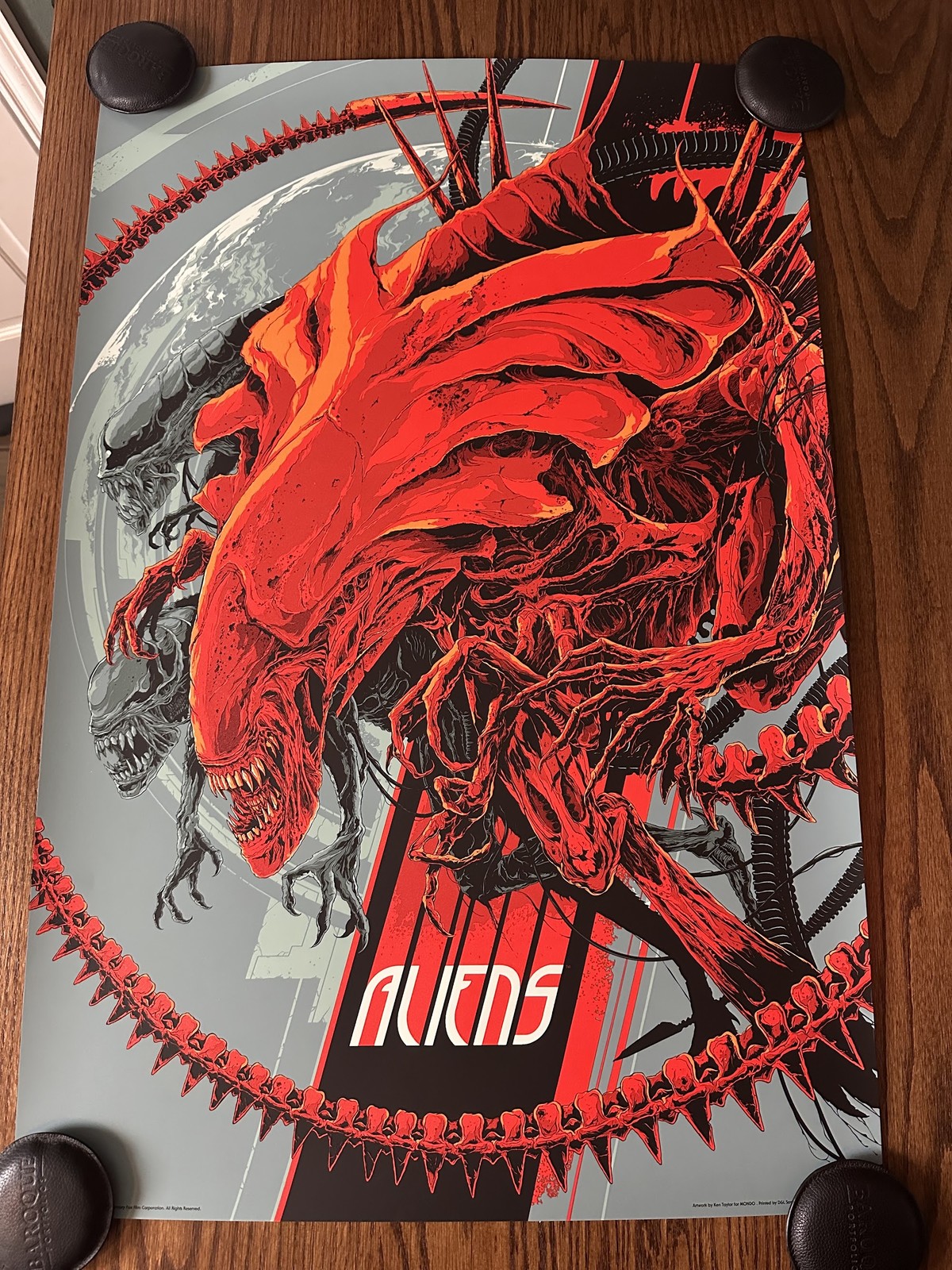 Aliens Mondo 24x36 Poster Ken Taylor Limited Edition Screen Print