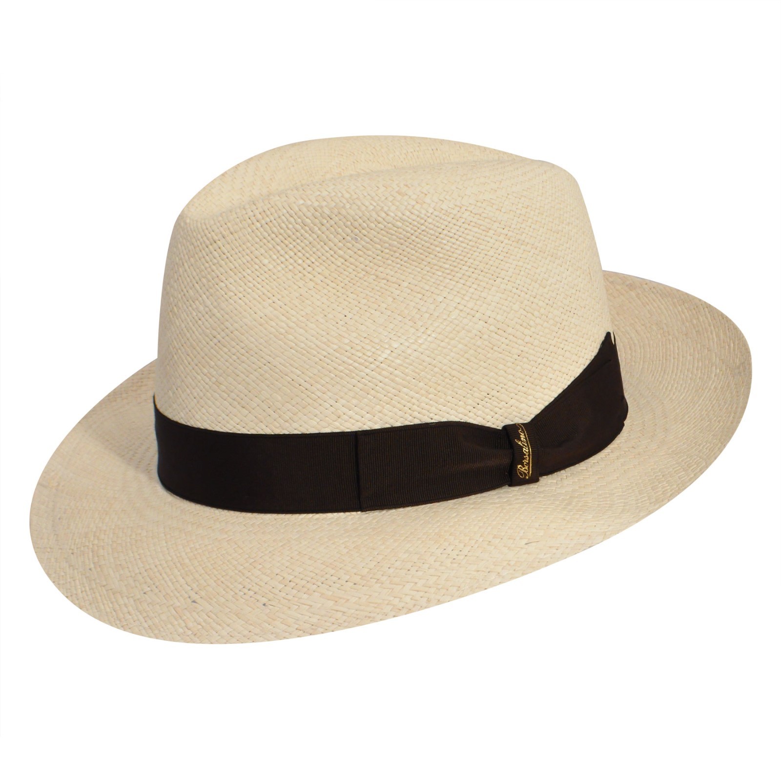 Borsalino Fino Panama Fedora-2 1/2