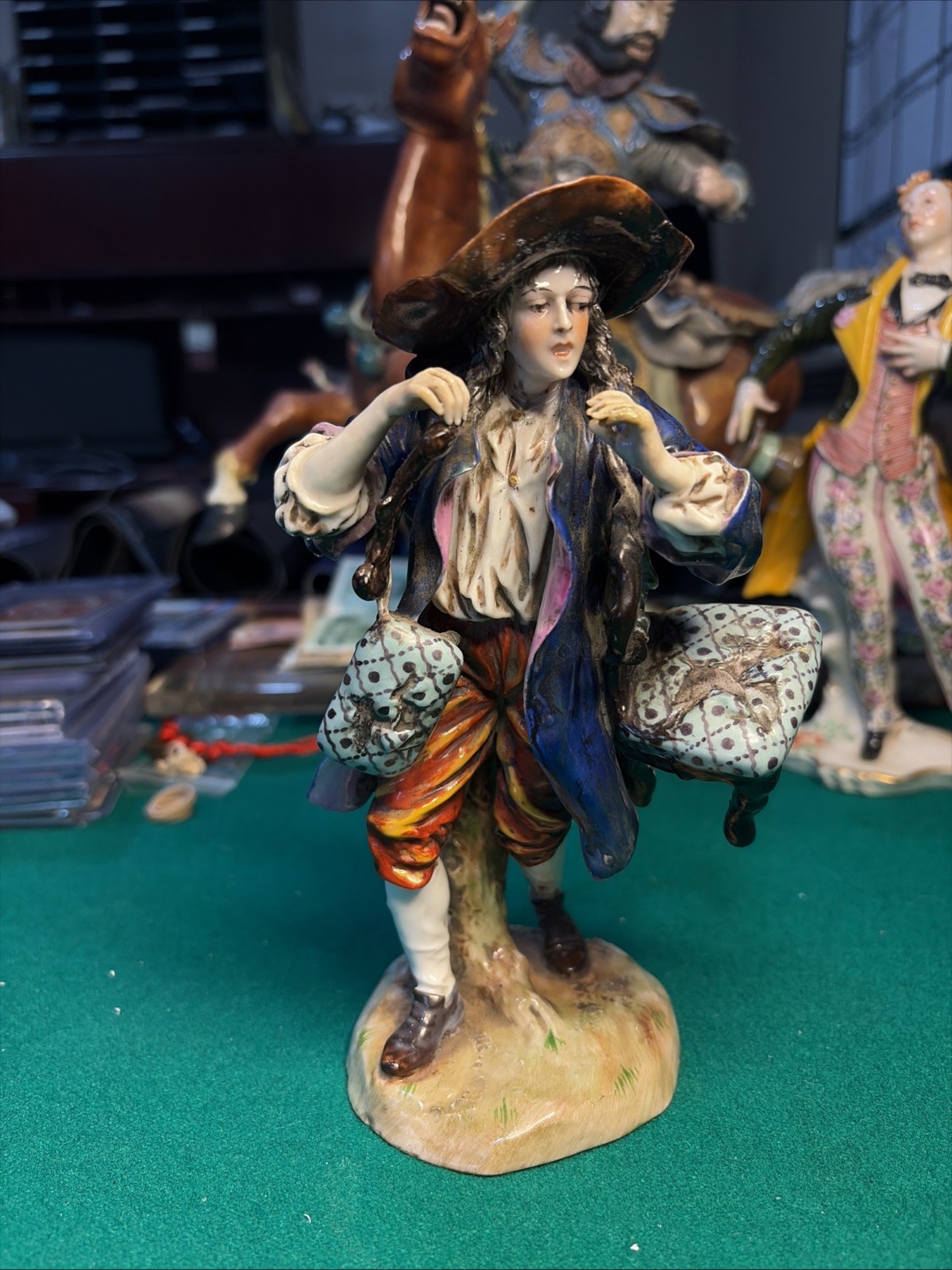 German Figurine Carl Thieme Albert Stahl Ernst Bohne Sohne Rudolstadt Volkstedt