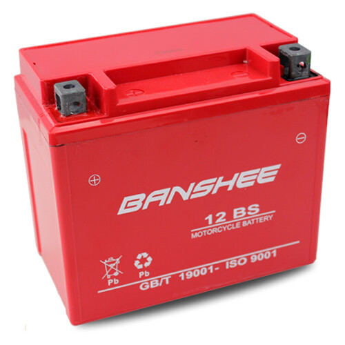 Replacement YTX12-BS Performance-Maintenance Free-Sealed AGM Motorcycle Battery