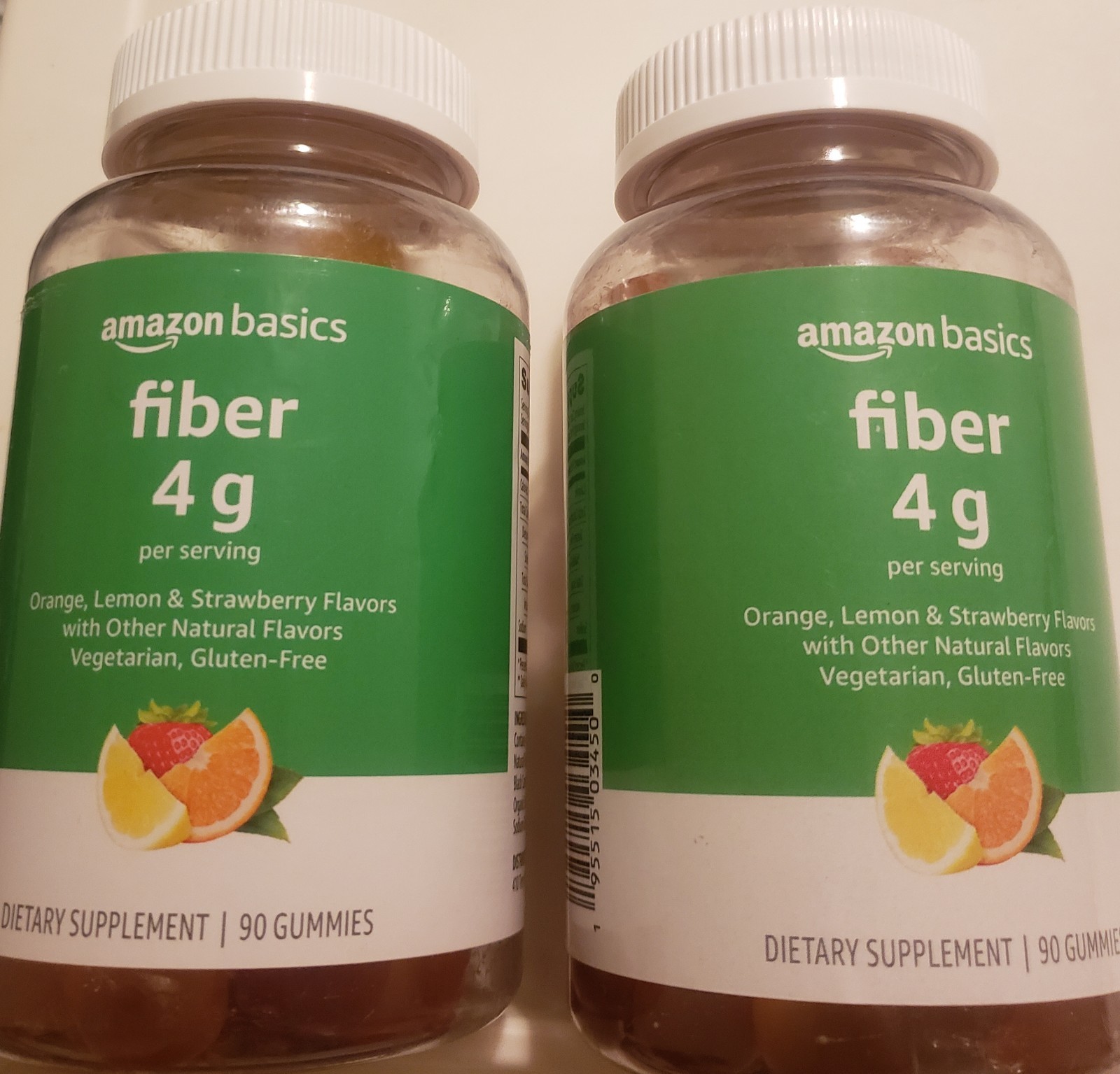 2X Amazon Basics Fiber Gummies 4g Chewable Fruit 180 Total Gummy 2X Amazon Basics Fiber Gummies 4g Chewable Fruit 180 Total Gummy