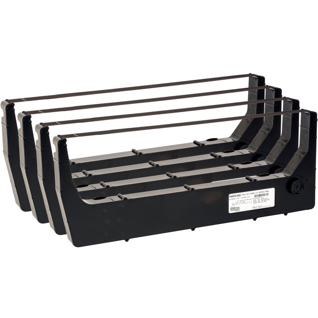 Printronix 255049-402 Standard Life Print Ribbon Four Pack (255049402)
