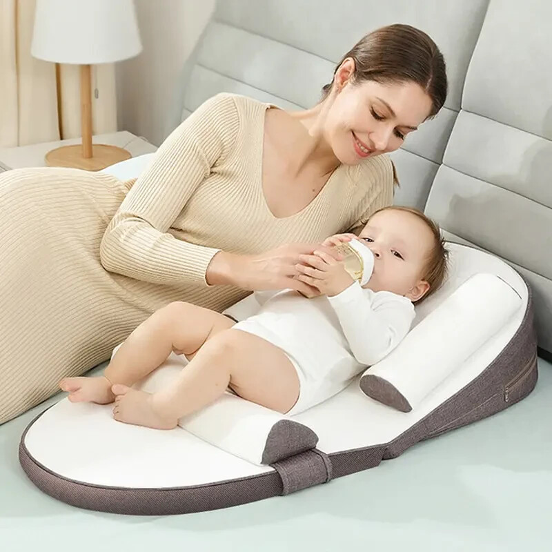 Anti Reflux Baby Lounger For 0-2 Years Portable Adjustable 4 levels Anti Reflux Baby Lounger For 0-2 Years Portable Adjustable 4 levels