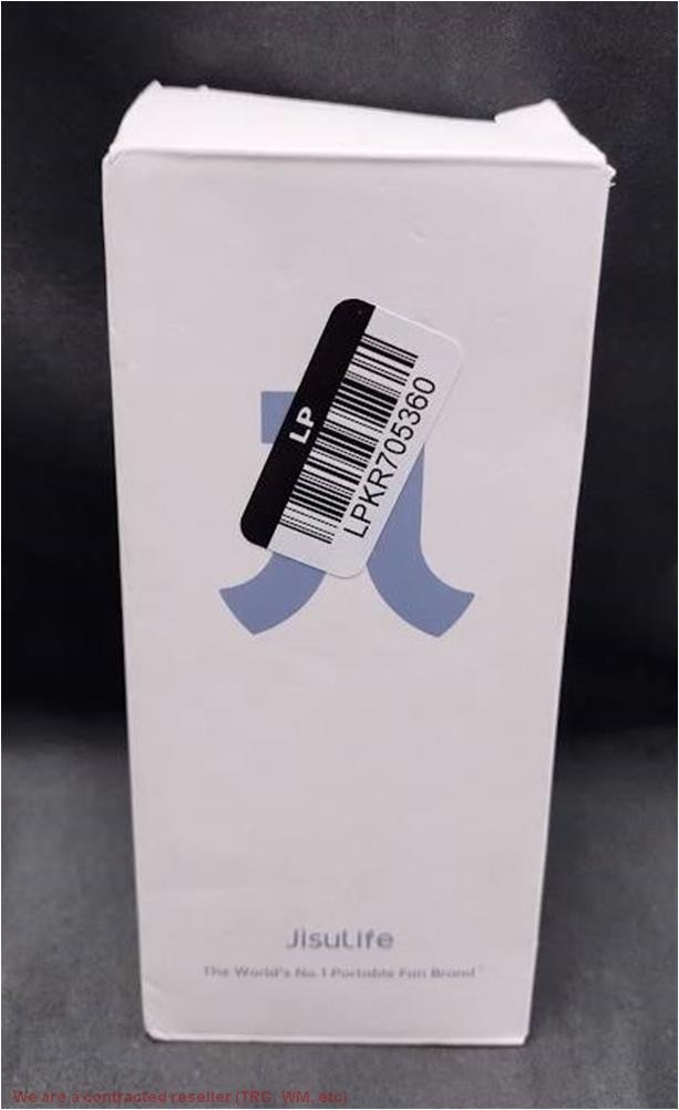 JISULIFE Foldable Portable Pocket Fan Gray **OPEN BOX** JISULIFE Foldable Portable Pocket Fan Gray **OPEN BOX**