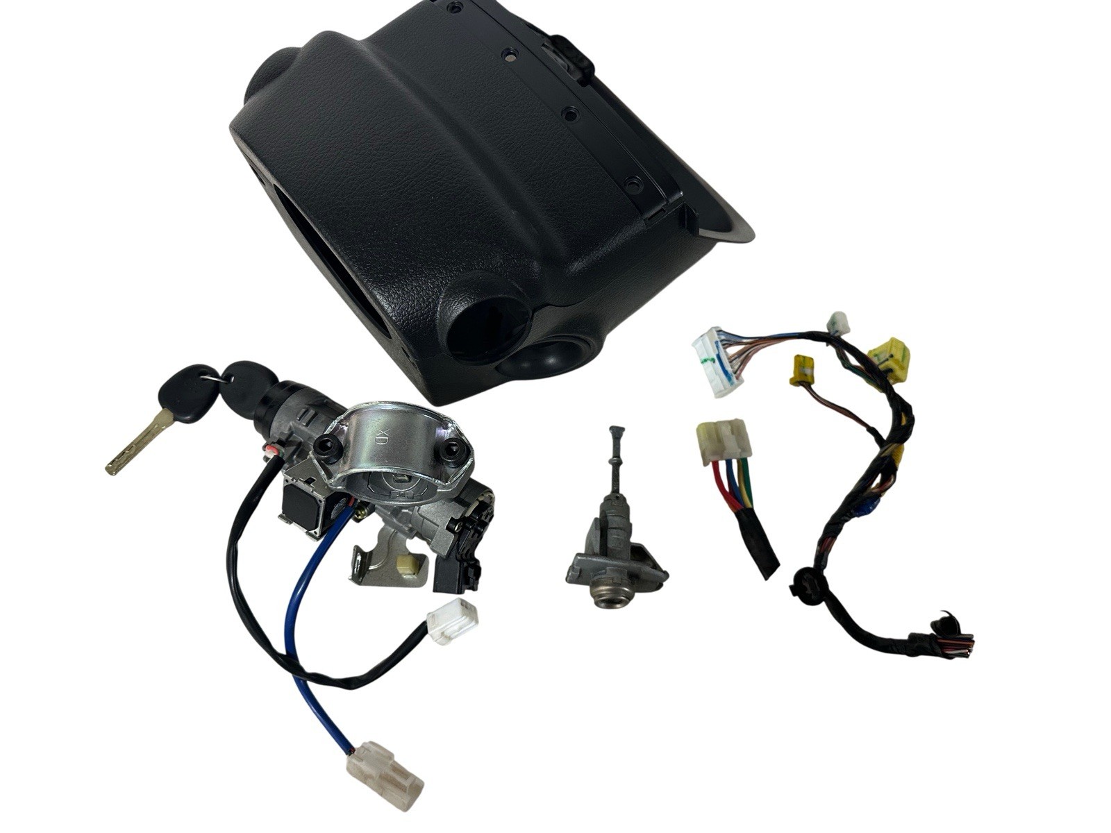 2011-2013 KIA SORENTO IGNITION LOCK SWITCH W/KEY & DOOR LOCK CYLINDER SHROUD OEM