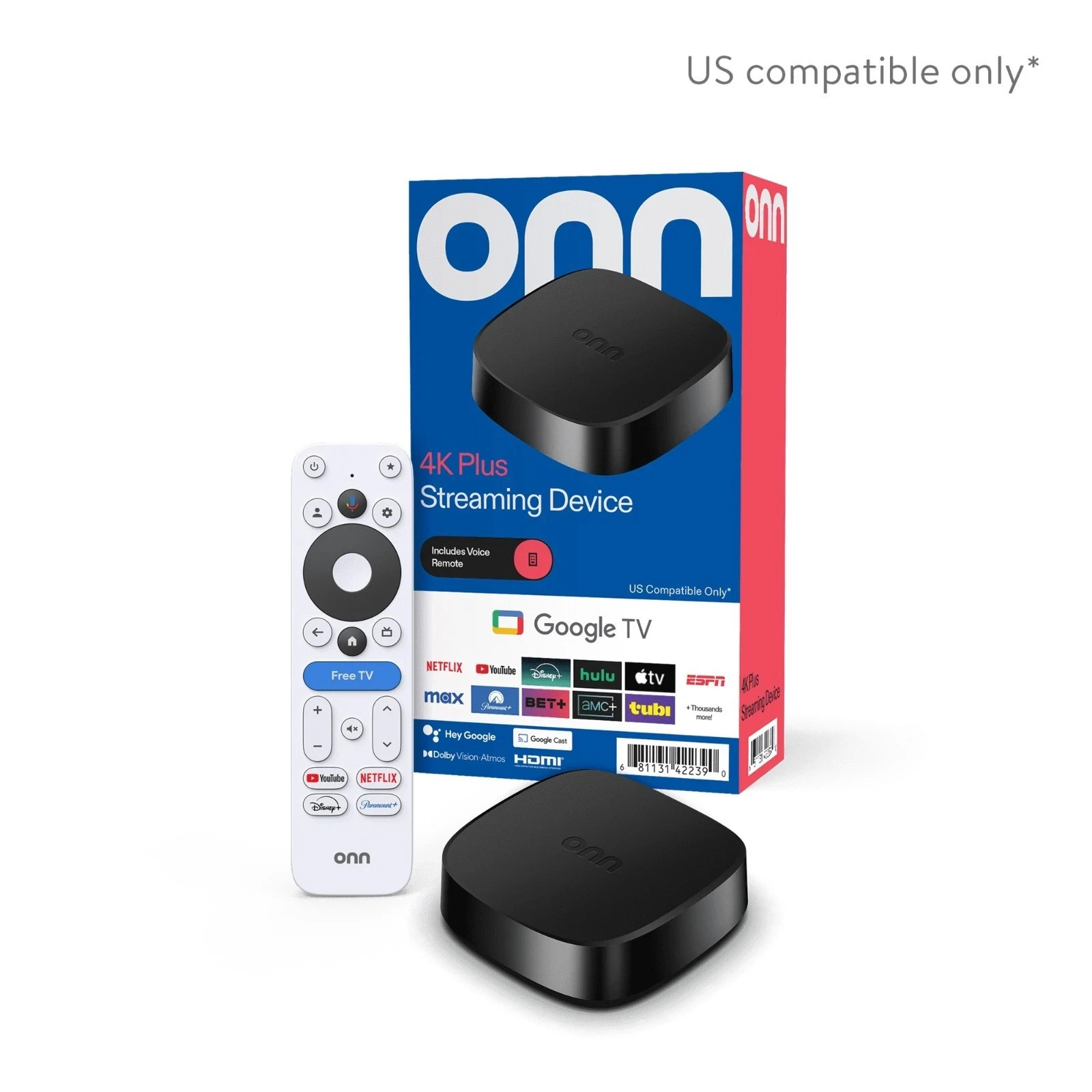 ONN 4K PLUS STREAMING DEVICE GOOGLE TV 16GB STORAGE 2GB RAM 4K ULTRA HD FREESHIP ONN 4K PLUS STREAMING DEVICE GOOGLE TV 16GB STORAGE 2GB RAM 4K ULTRA HD FREESHIP