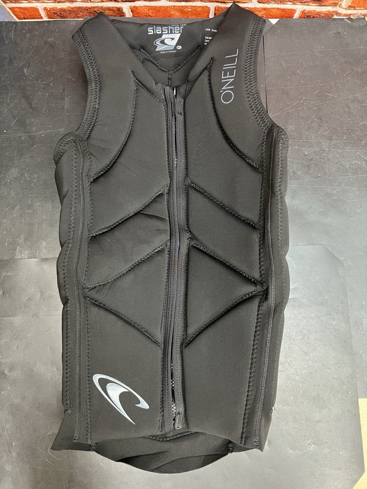 O\'Neill Slasher Comp Vest Men\'s MT Medium Tall Black Wakeboard Impact Vest