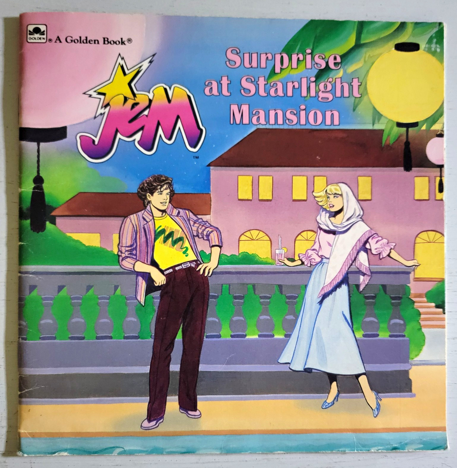 Vintage 1986 Golden Books Jem: Surprise at Starlight Mansion Sara Hughes Vintage 1986 Golden Books Jem: Surprise at Starlight Mansion Sara Hughes