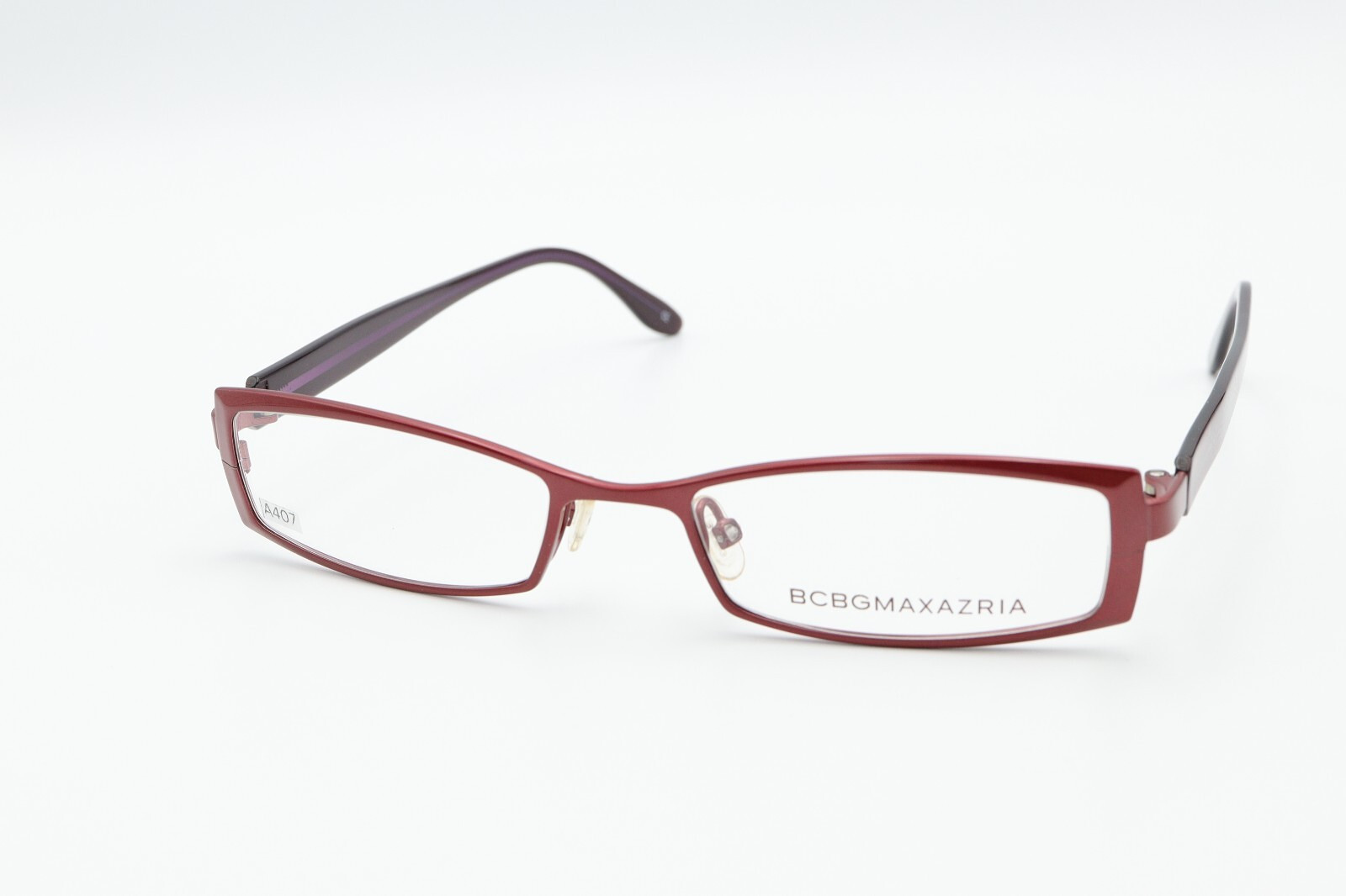 BCBGMAXAZRIA Red 50-17-130 Eyeglass Frames Made in ITALY