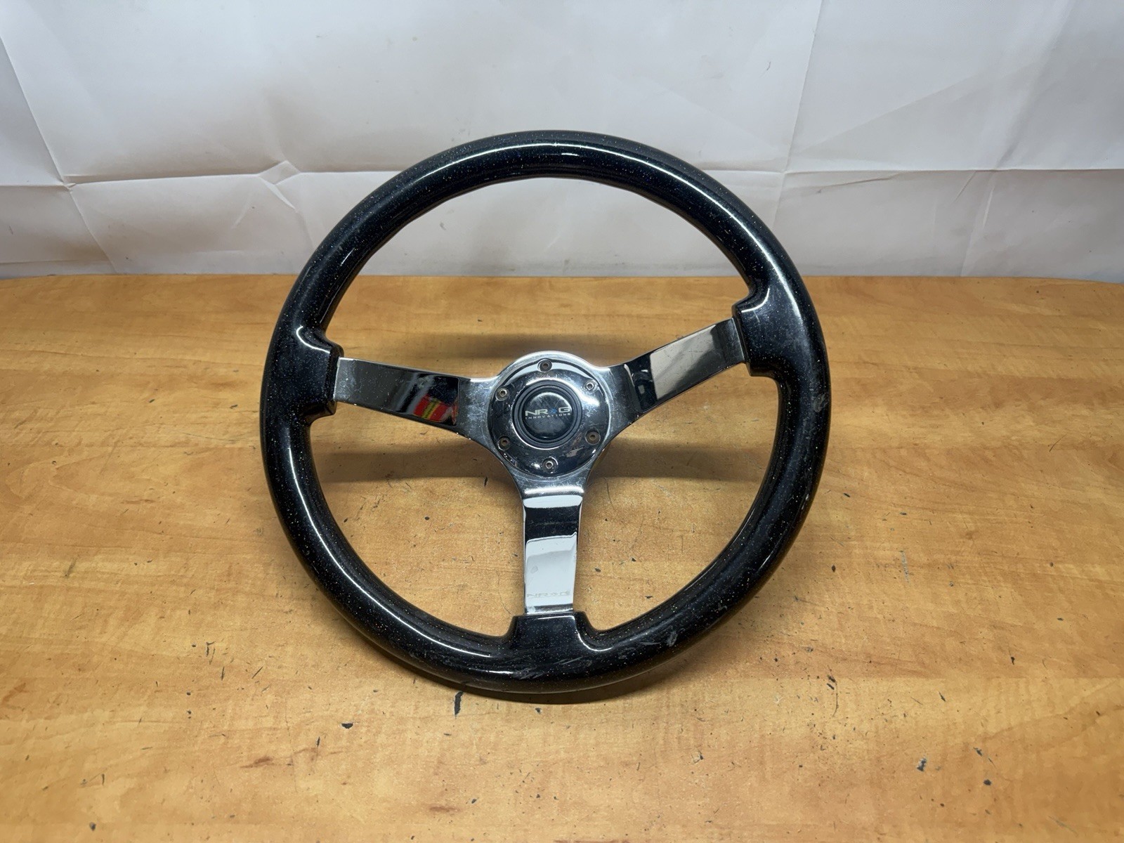 NRG Innovations Steering Wheel w/ Half Quick Release NRG Innovations Steering Wheel w/ Half Quick Release
