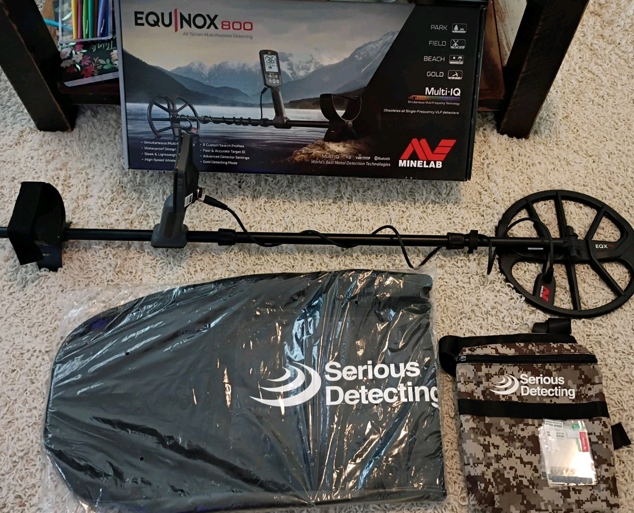 MINELAB EQUINOX 800 ALL TERRAIN MULTI PURPOSE METAL DETECTOR MINELAB EQUINOX 800 ALL TERRAIN MULTI PURPOSE METAL DETECTOR