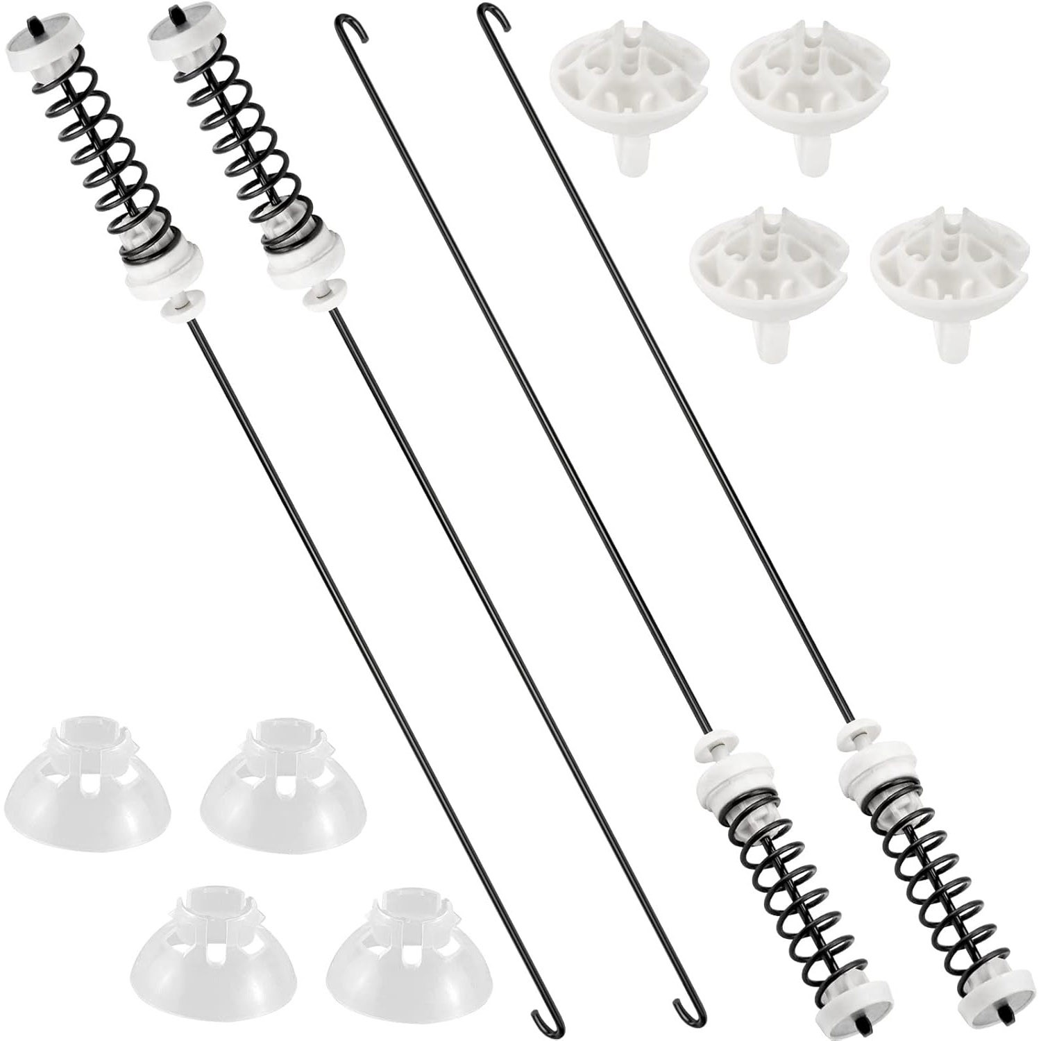 4 Pack W10780048 Washing Machine Suspension Rods Kit for Whirlpool Amana Maytag 4 Pack W10780048 Washing Machine Suspension Rods Kit for Whirlpool Amana Maytag