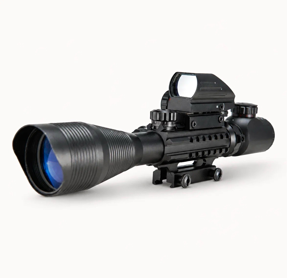 Rifle Scope Combo Pinty Nova   3-in-1   4-12x50