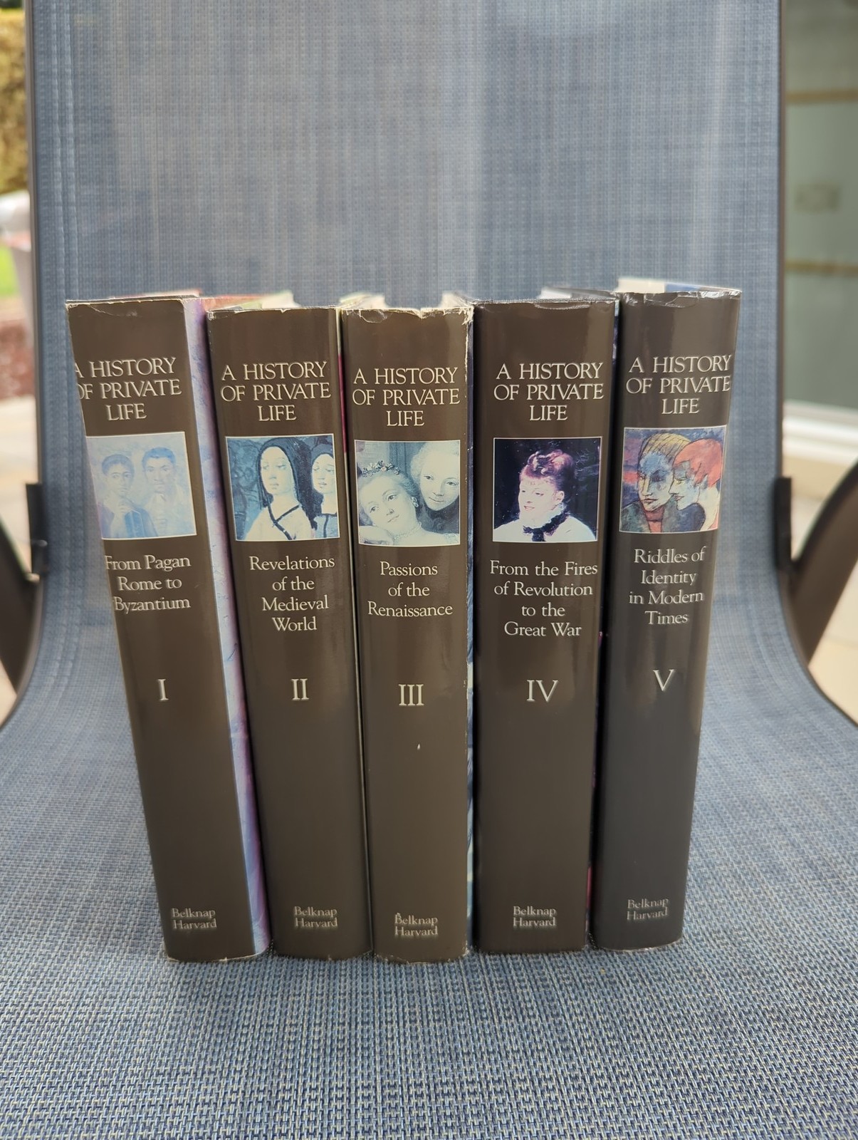 A History of Private Life — Complete 5-Volume Set (Volumes I–V) 1987–1991
