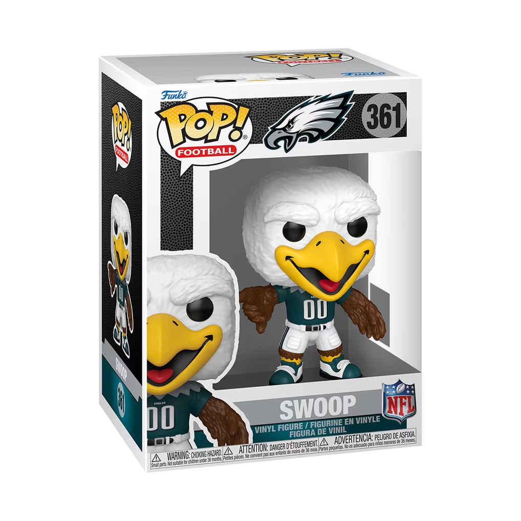 Philadelphia Eagles Funko Swoop NFL Mascot Pop Vinyl Figure - US STOCK Philadelphia Eagles Funko Swoop NFL Mascot Pop Vinyl Figure - US STOCK