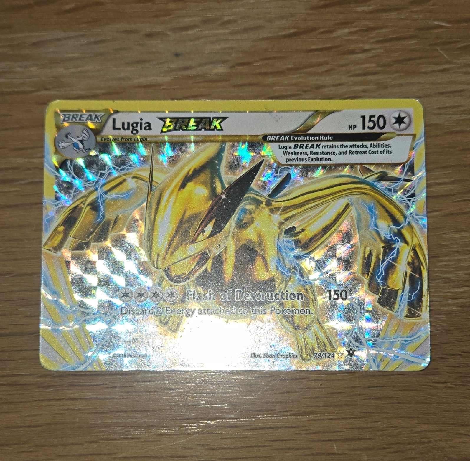 The Pokémon Company Lugia BREAK 79/124 Fates Collide Rare Holo ENG 2016 150HP