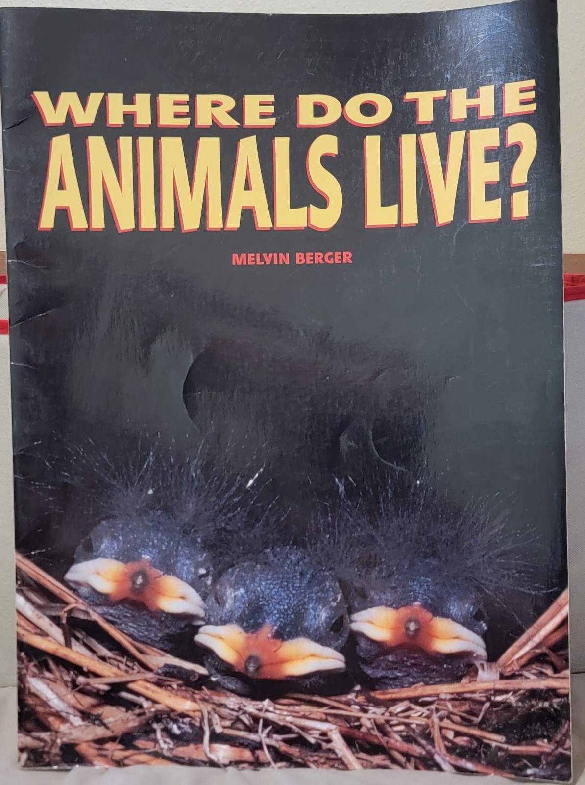 Vtg 1996 Where Do Animals Live Big Book Melvin Berger classroom educational Vtg 1996 Where Do Animals Live Big Book Melvin Berger classroom educational