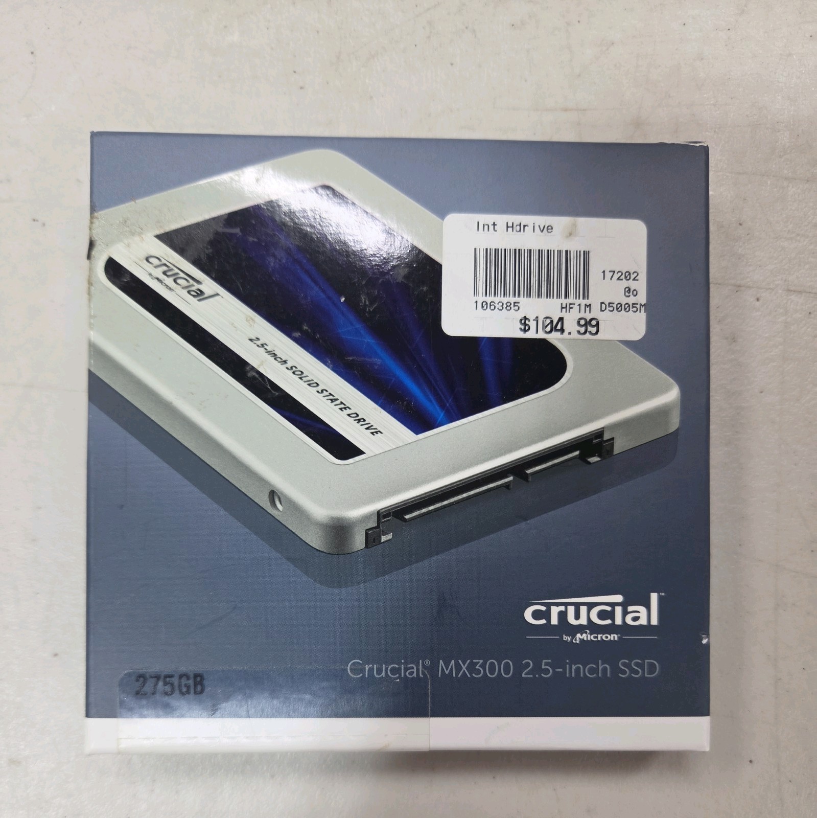Crucial MX300 275GB, Internal, 2.5 inch (CT275MX300SSD1) Solid State Drive Crucial MX300 275GB, Internal, 2.5 inch (CT275MX300SSD1) Solid State Drive