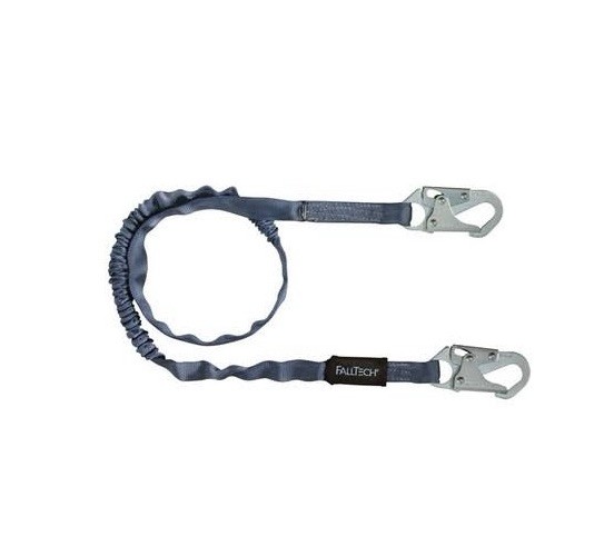 FALLTECH 6' SHOCK ABSORBING LANYARD 8259 FALL PROTECTION SAFETY SNAP HOOKS FALLTECH 6' SHOCK ABSORBING LANYARD 8259 FALL PROTECTION SAFETY SNAP HOOKS
