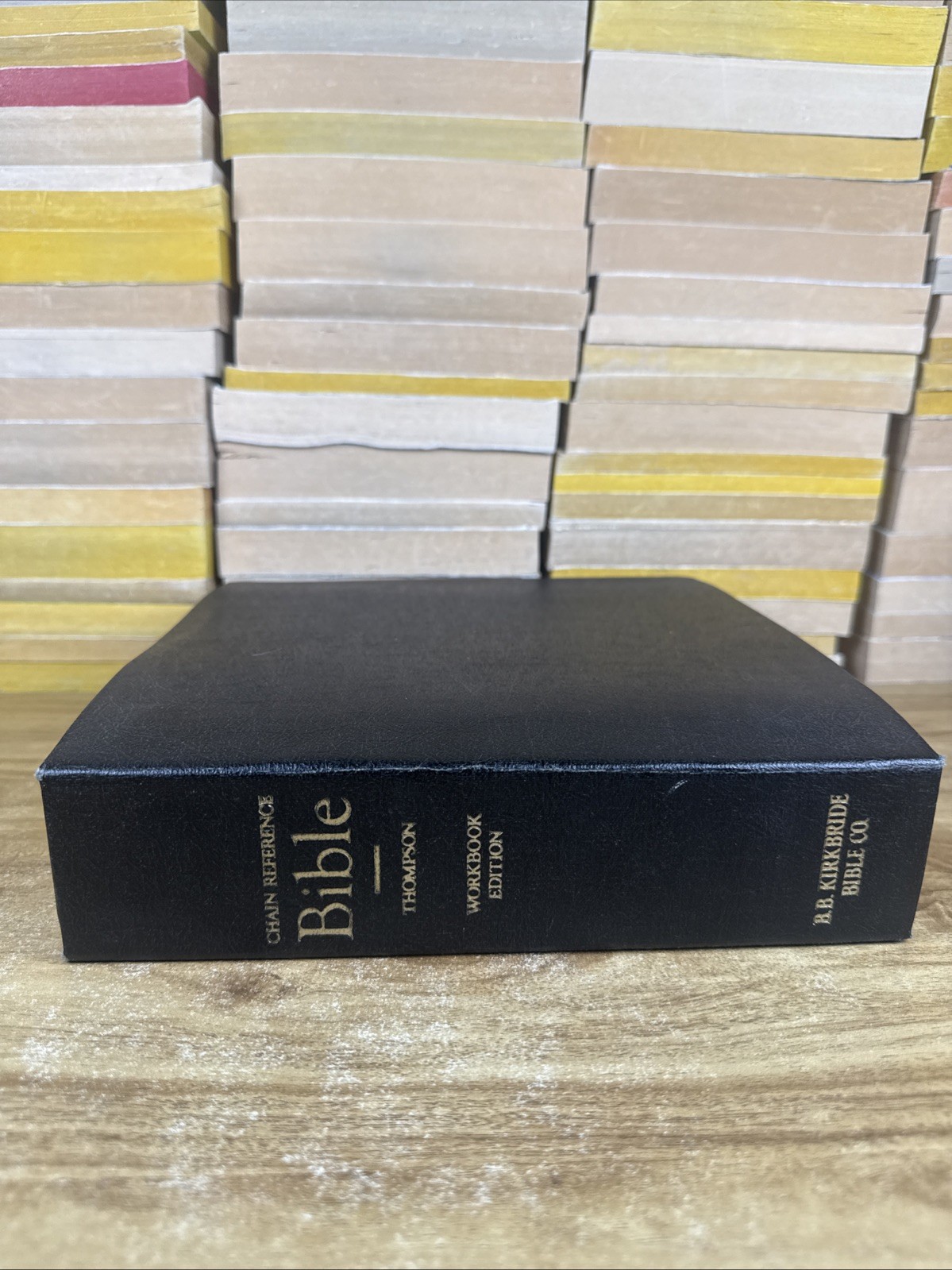 RARE VTG Thompson Chain Reference Bible Tri-Fold Workbook Edition 1964 Kirkbride RARE VTG Thompson Chain Reference Bible Tri-Fold Workbook Edition 1964 Kirkbride
