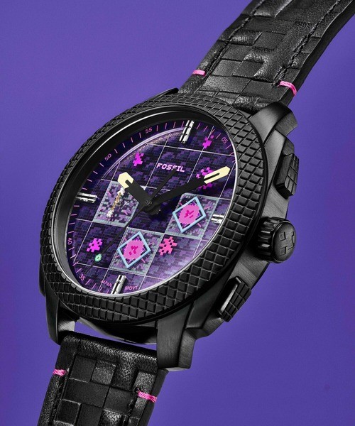 FOSSIL Minecraft x The End Limited Edition Chronograph Quartz Watch LE1252 44mm FOSSIL Minecraft x The End Limited Edition Chronograph Quartz Watch LE1252 44mm
