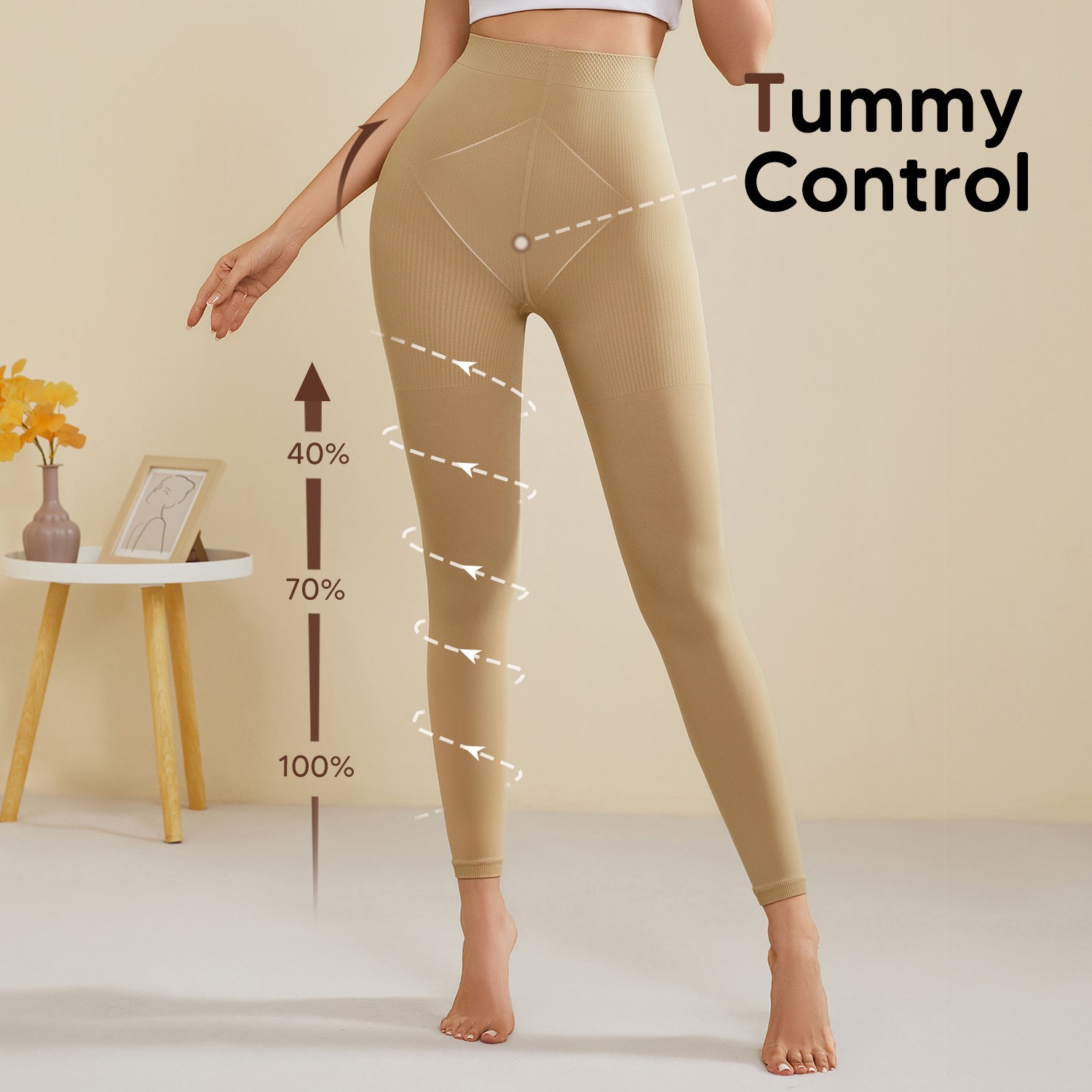 US STOCK Womens Footless Tights Dance Tights Semi Opaque Control Top Pantyhose US STOCK Womens Footless Tights Dance Tights Semi Opaque Control Top Pantyhose