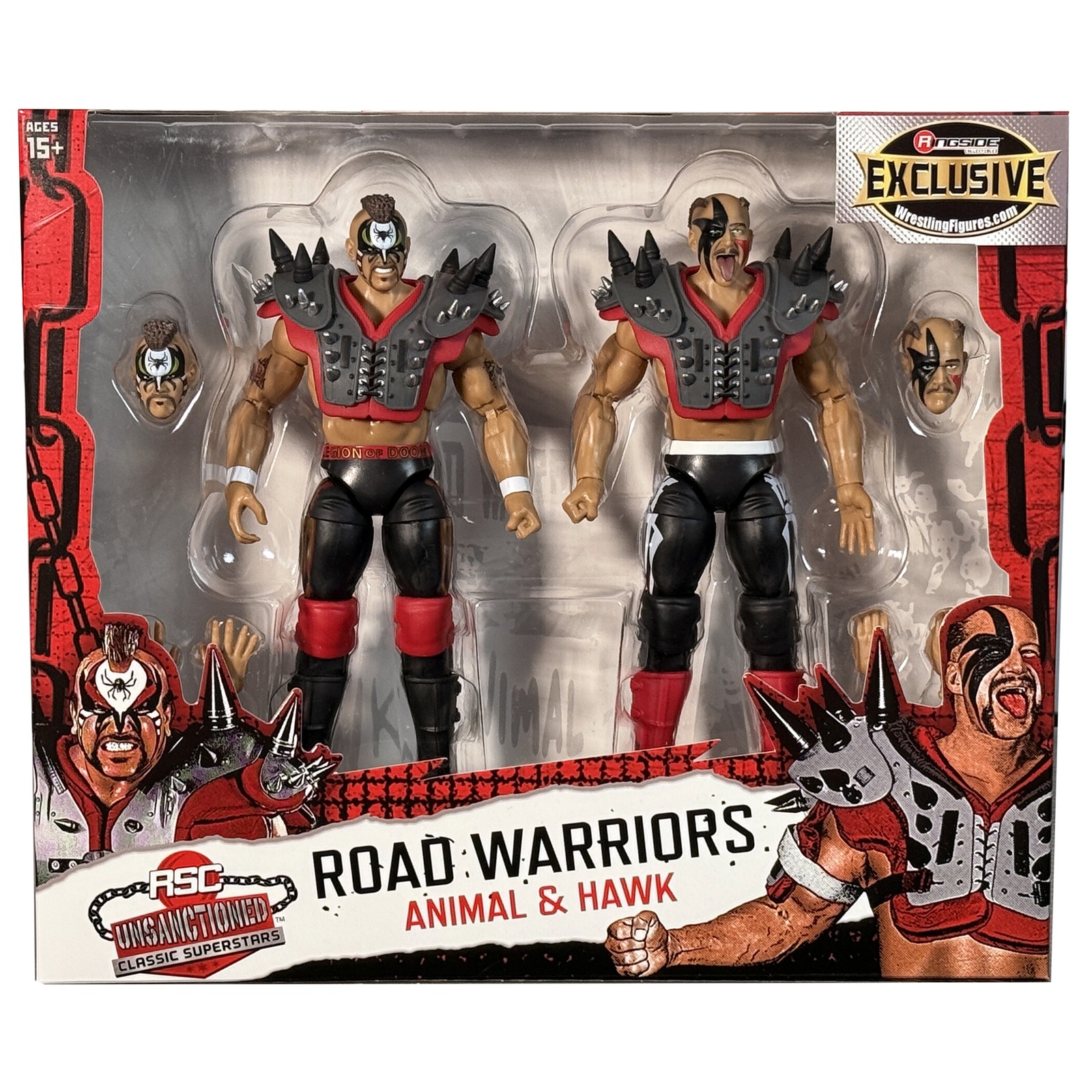 (Variant Grey) Road Warriors - RSC Unsanctioned Classic Superstars Exclusive