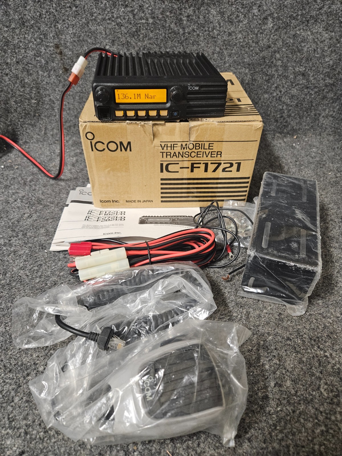 ICOM IC-F1721 VHF Mobile Radio - OPEN BOX ICOM IC-F1721 VHF Mobile Radio - OPEN BOX