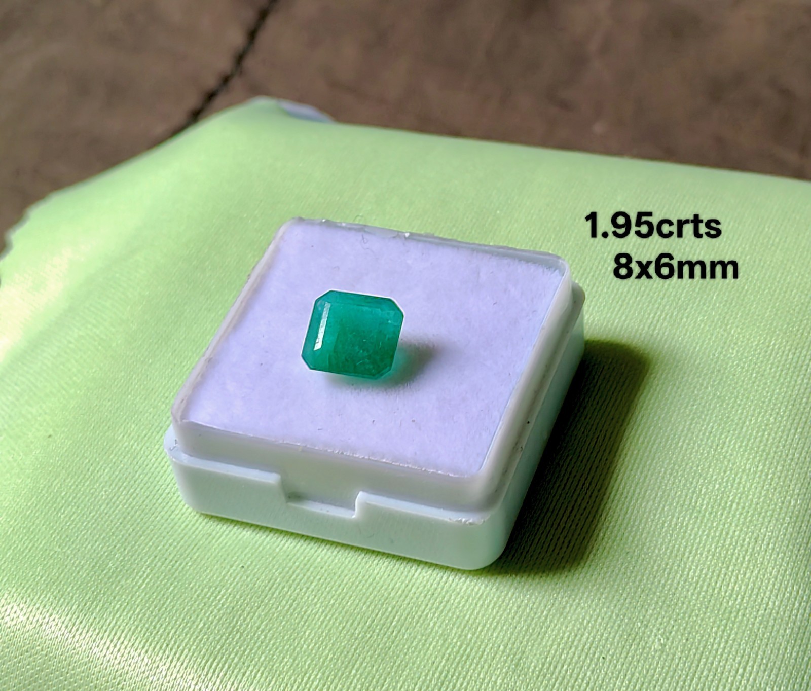1.95crts Amazing Natural Zambian Emerald 8x6mm Emerald Cut Collection 1.95crts Amazing Natural Zambian Emerald 8x6mm Emerald Cut Collection