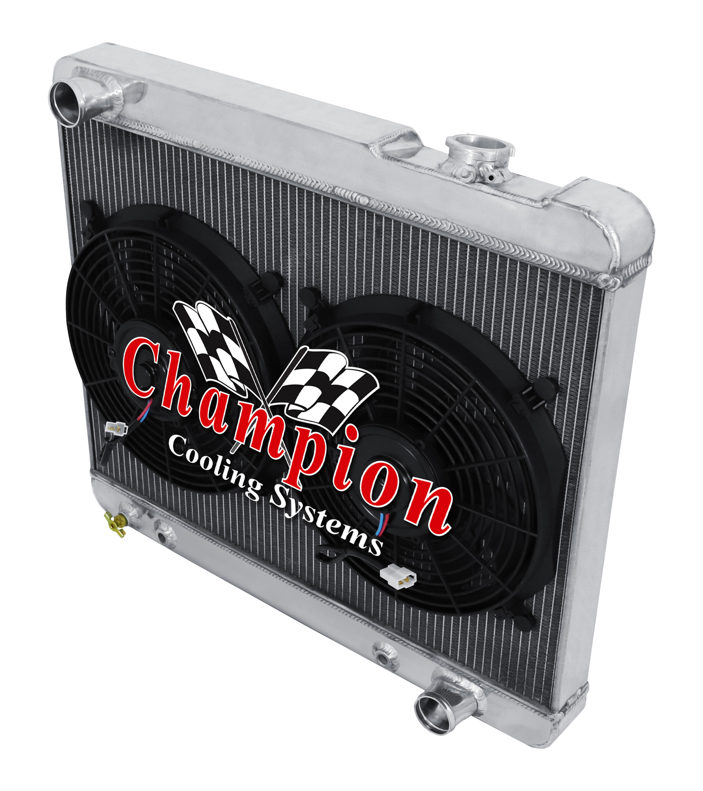 ER Champion 3 Row Radiator W/ 2 12\