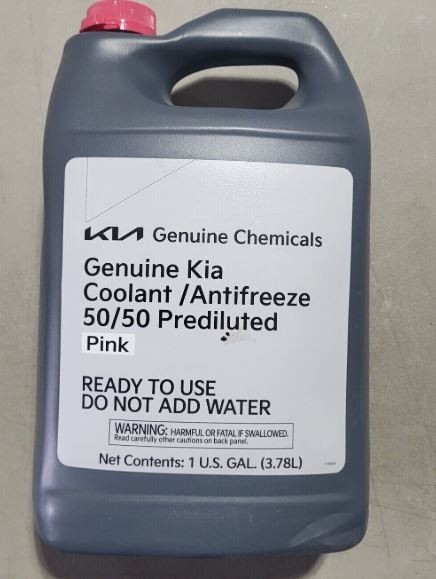 Genuine Kia Pink Coolant Antifre UM020-CH263 Genuine Kia Pink Coolant Antifre UM020-CH263