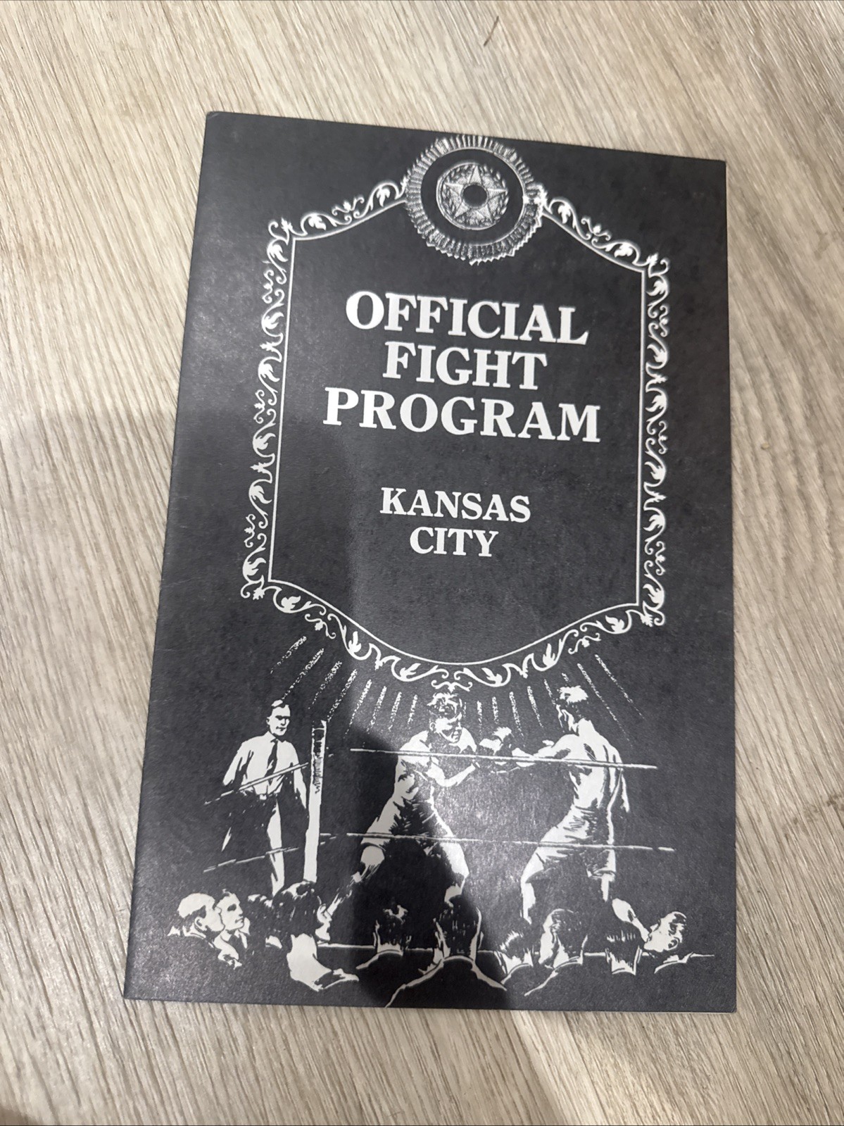 Vintage Official Fight Program Kansas City Boxing Multi-Signed Fighters 1950s Vintage Official Fight Program Kansas City Boxing Multi-Signed Fighters 1950s