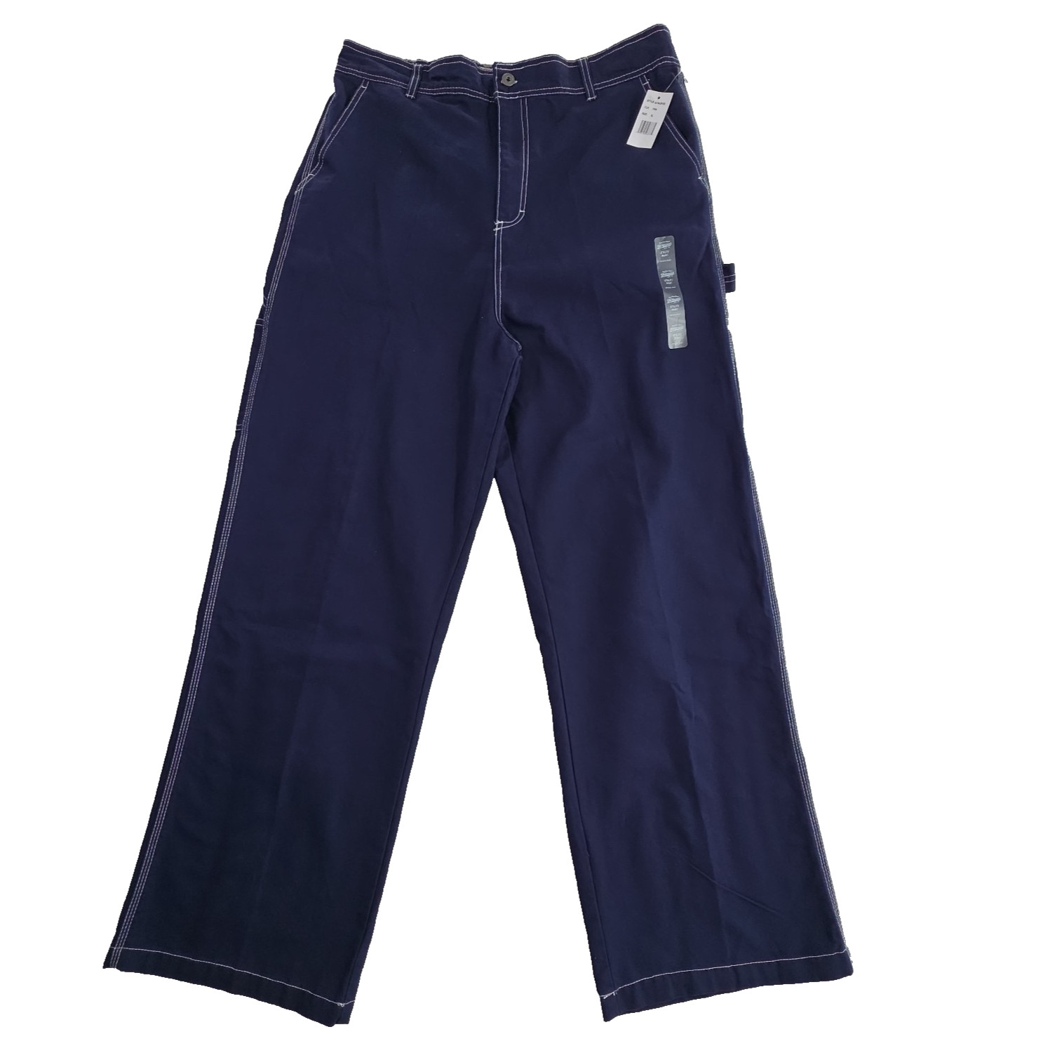 Brooklyn Cloth Men\'s XL Utility Pants Navy Blue NWT Workwear Relaxed Fit Chino