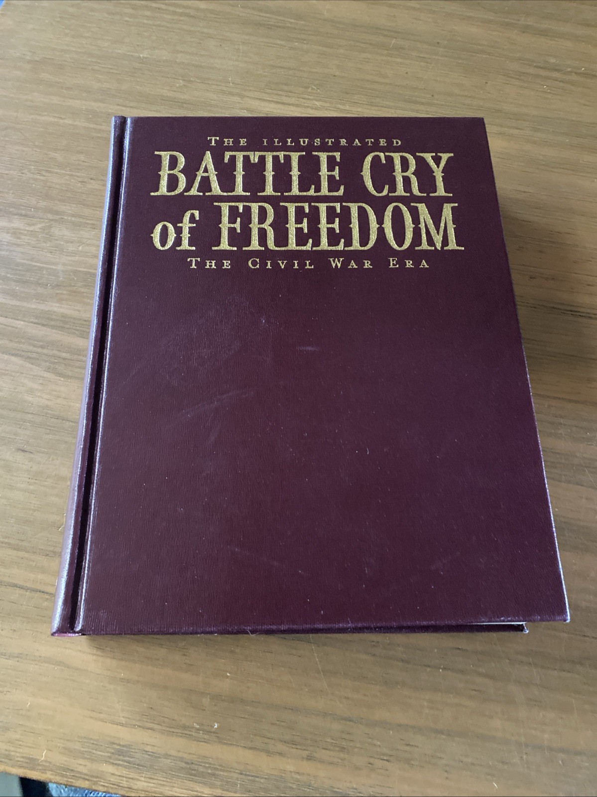 Oxford Leather SIGNED The Battle Cry of Freedom James McPherson  oversize