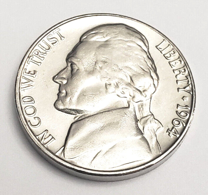 1964 D Jefferson Nickel *BU - BRILLIANT UNCIRCULATED* **FREE SHIPPING** 1964 D Jefferson Nickel *BU - BRILLIANT UNCIRCULATED* **FREE SHIPPING**