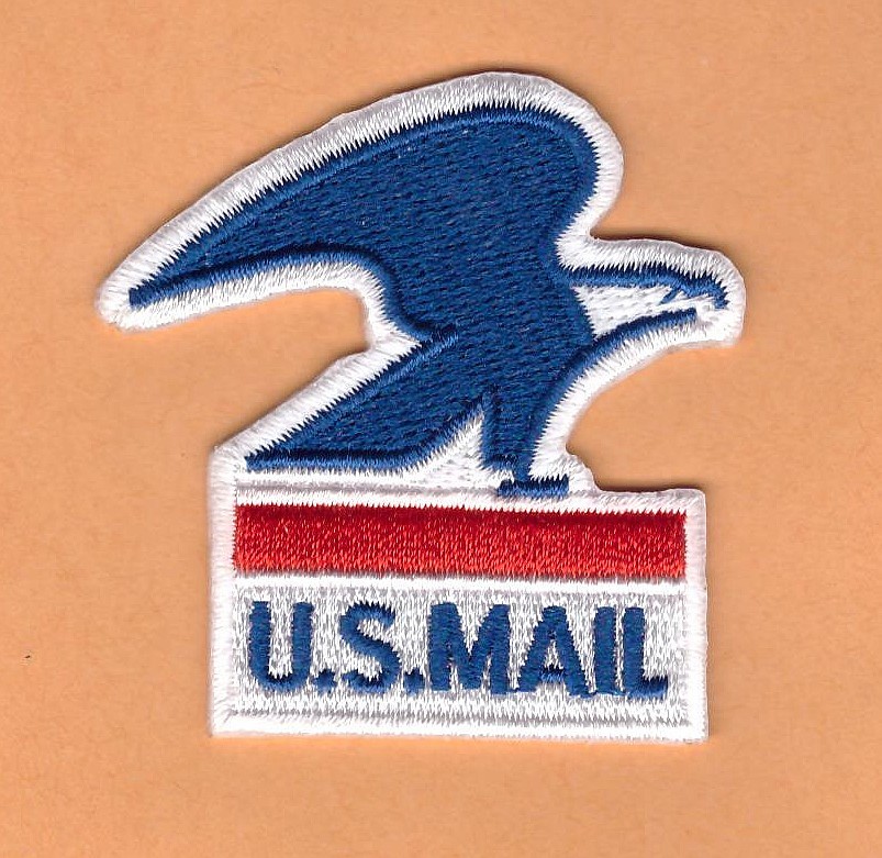 US Mail Eagle Vintage Postal Collectible Patch Iron on US Mail Eagle Vintage Postal Collectible Patch Iron on