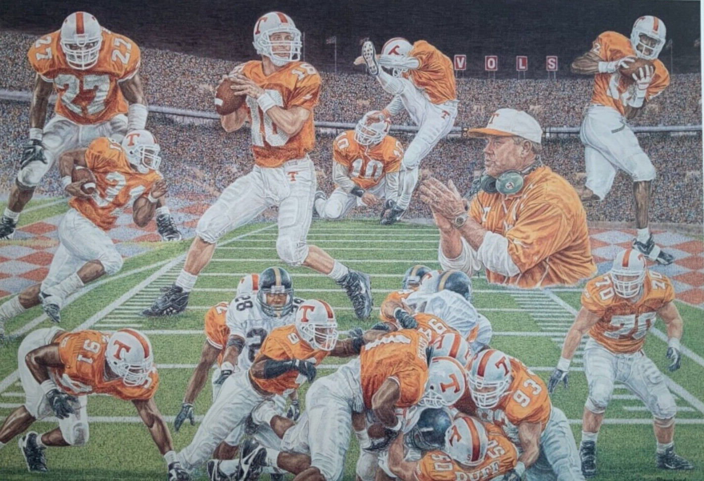 Tennessee Volunteers 1998 National Champ Limited Edition A Tribute To Champions