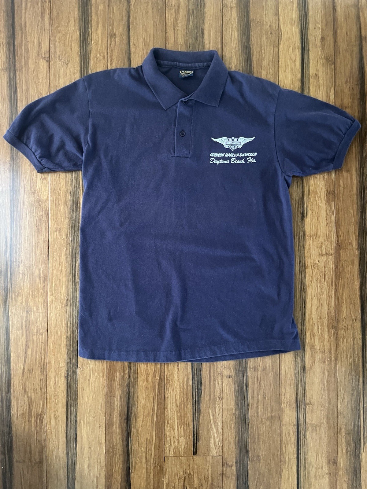 Harley-Davidson Men\'s Vintage Polo Shirt From 80s-90s, Size m Harley-Davidson Men\'s Vintage Polo Shirt From 80s-90s, Size m
