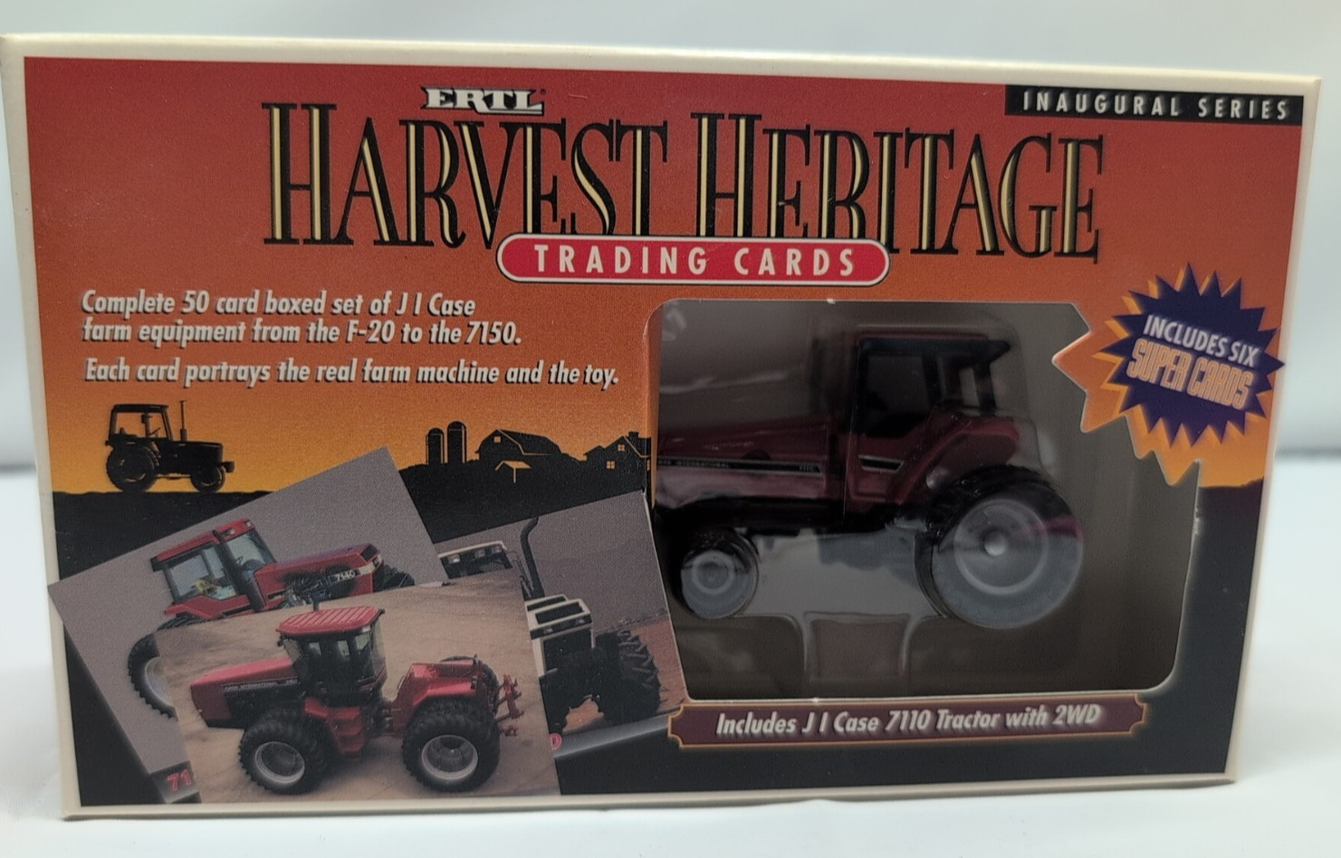 Ertl Case IH 7110 Tractor Harvest Heritage Trading Cards 1/64 IH-4759-B NIB NOS 