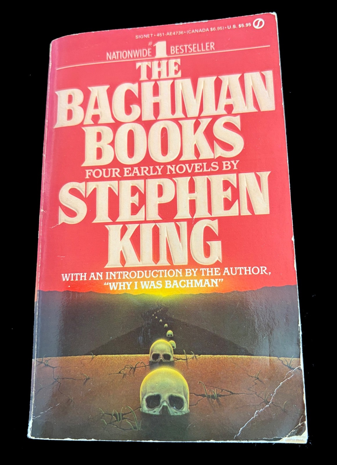 Stephen King The Bachman Books 1st Signet Printing 1986 Rage Long Walk RARE