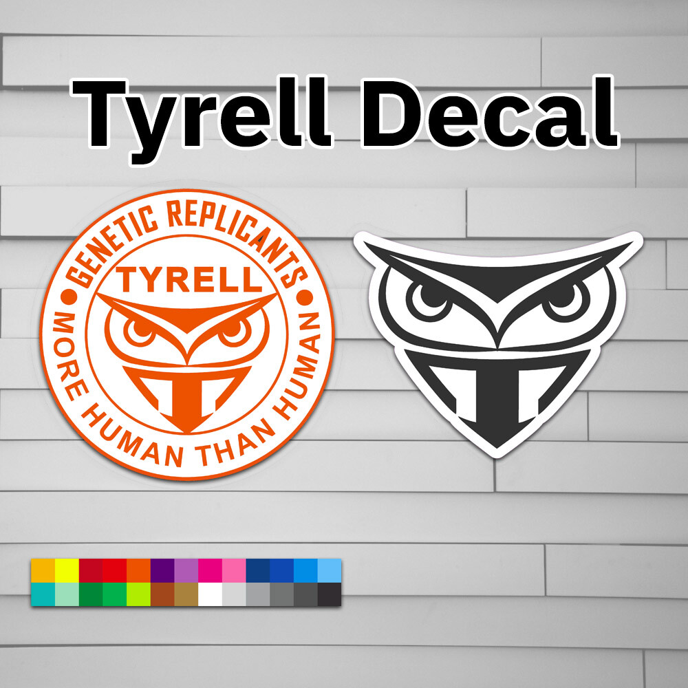 Tyrell Corporation Decal (vinyl for Car laptop window tumbler water bottle) stic Tyrell Corporation Decal (vinyl for Car laptop window tumbler water bottle) stic