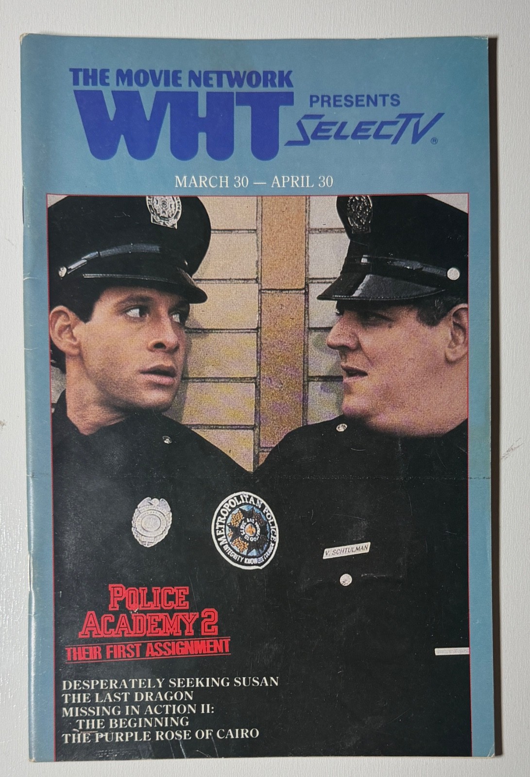 Vintage 1980's - Wometco Home Theatre WHT - Movie Network TV Guides