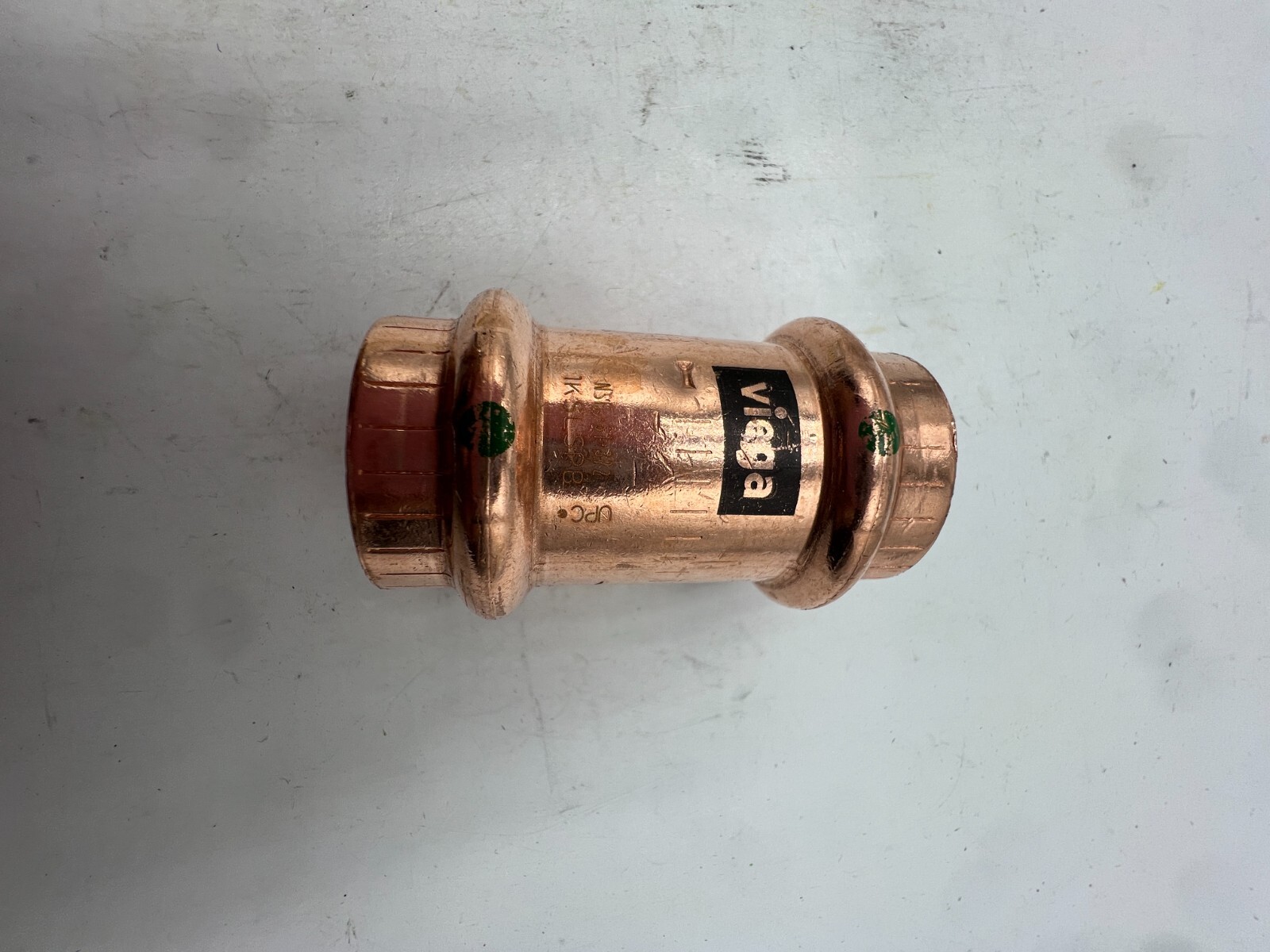 (LOT OF 4) Viega 78052 ProPress Zero Lead Copper Coupling w/ Stop 3/4