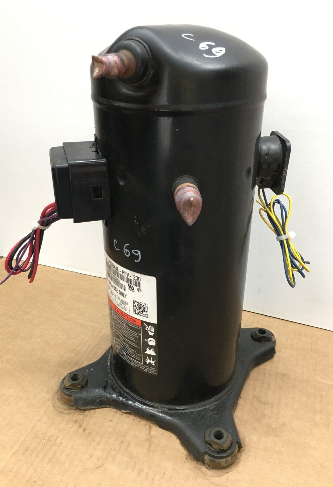 Copeland ZPS30K4E-PFV-230 2 STAGE Scroll Compressor 30600 BTU R-410A  used #C69