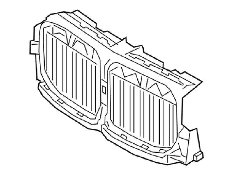 Genuine OEM 2023-2026 BMW X7 Air Duct with Air Flap Control 51-74-9-853-855