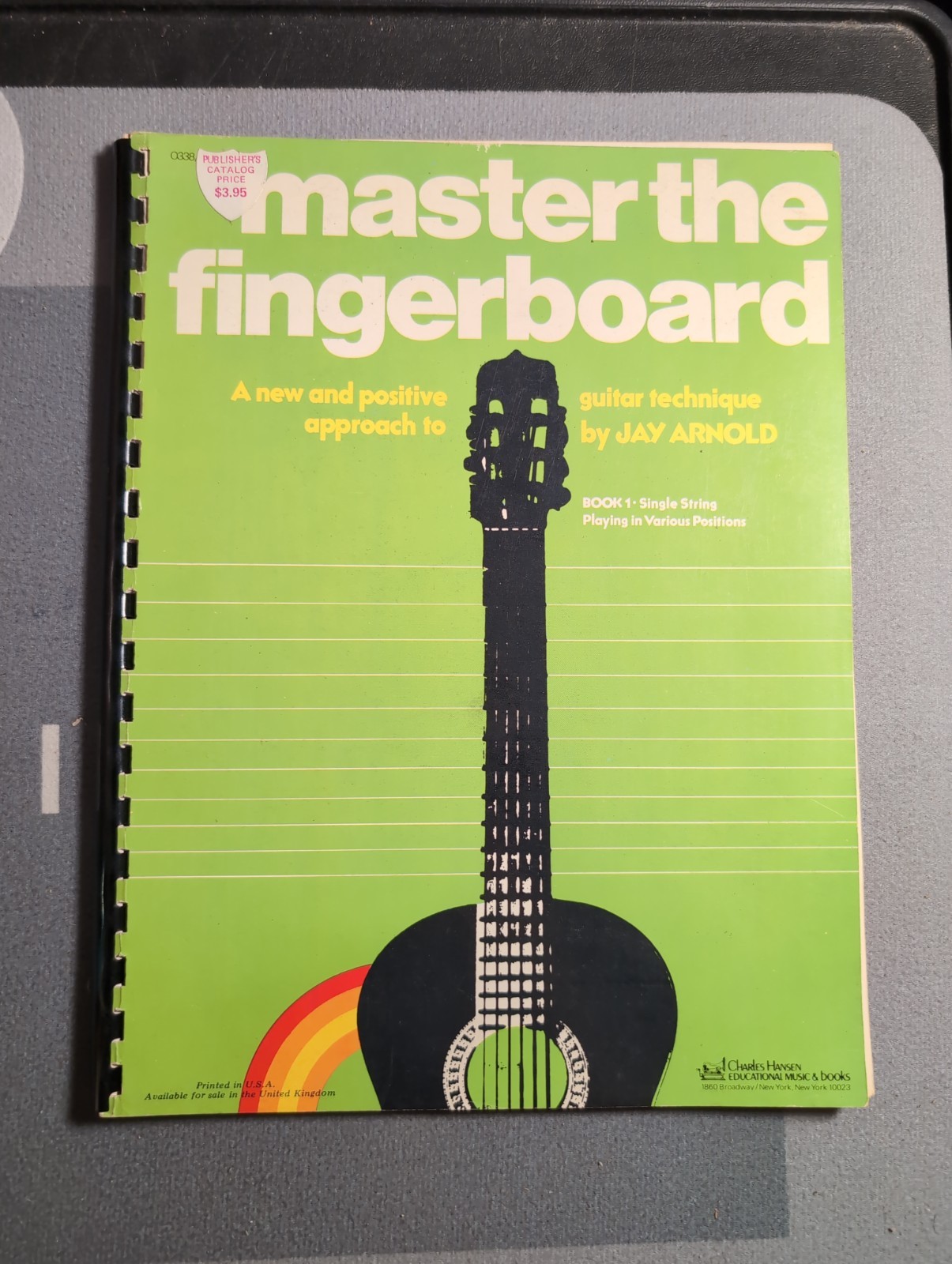 Vintage 1970s Master The Fingerboard Book 1 Jay Arnold Guitar Technique Method Vintage 1970s Master The Fingerboard Book 1 Jay Arnold Guitar Technique Method