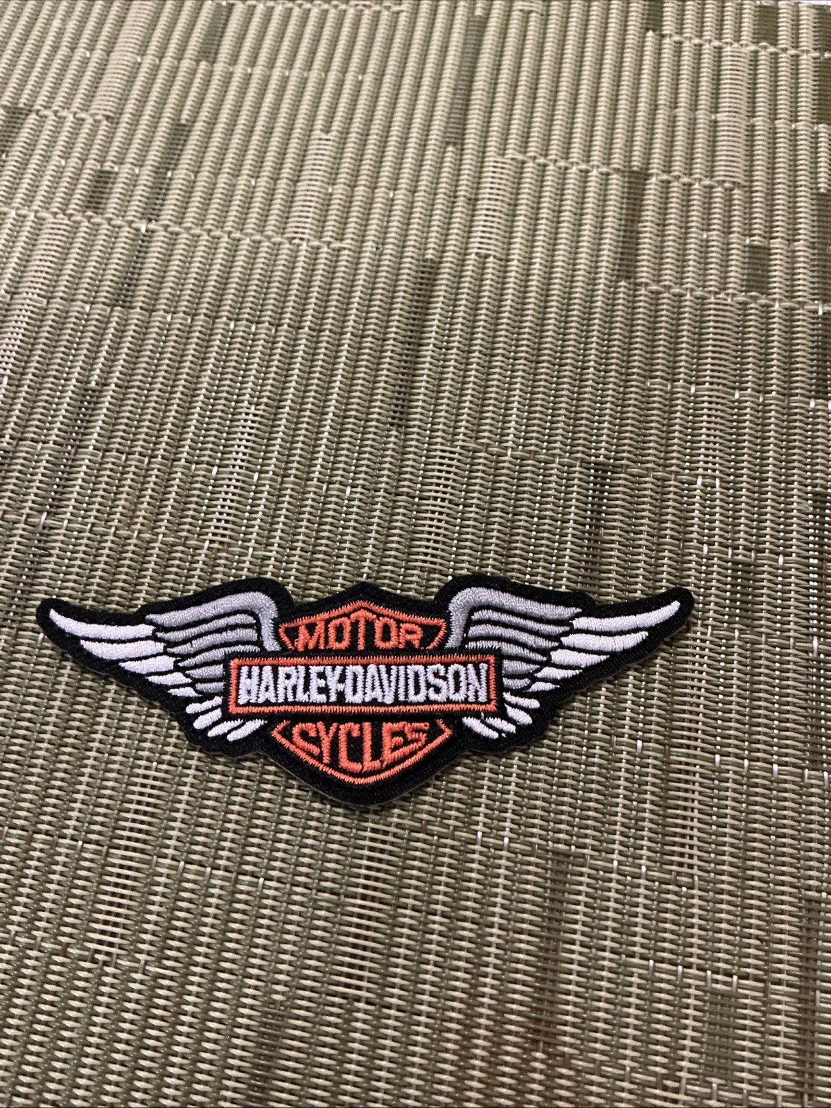 Embroidered Harley Davidson Iron On Patch Embroidered Harley Davidson Iron On Patch