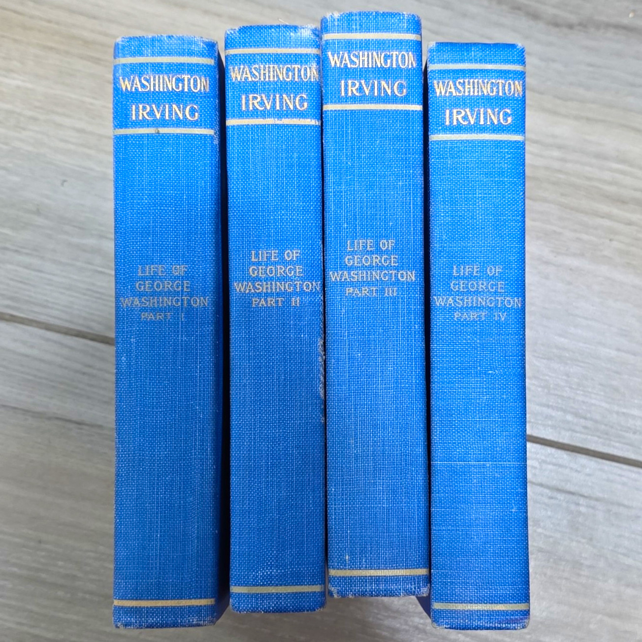 Washington Irving Life of George Washington 4 Vol Set Illus HC Collier NY 1904 Washington Irving Life of George Washington 4 Vol Set Illus HC Collier NY 1904