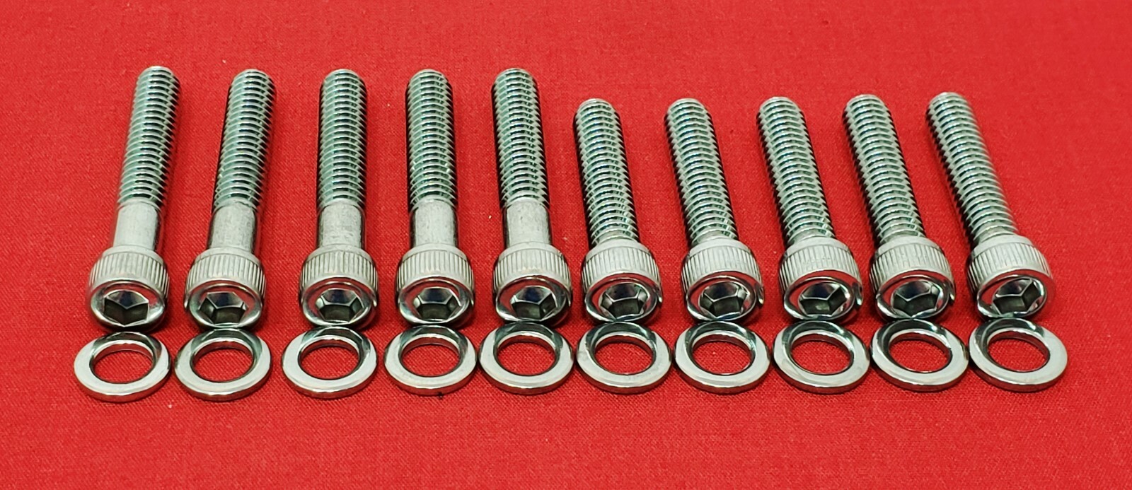 1991-2006 HARLEY TOURING PRIMARY COVER POLISHED STAINLESS STEEL ALLEN BOLTS KIT