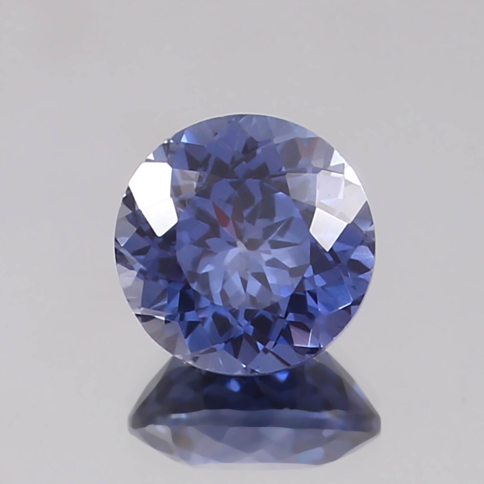 AAA 10x10 MM Natural Flawless Ceylon Blue Sapphire Round Cut Loose Gemstone